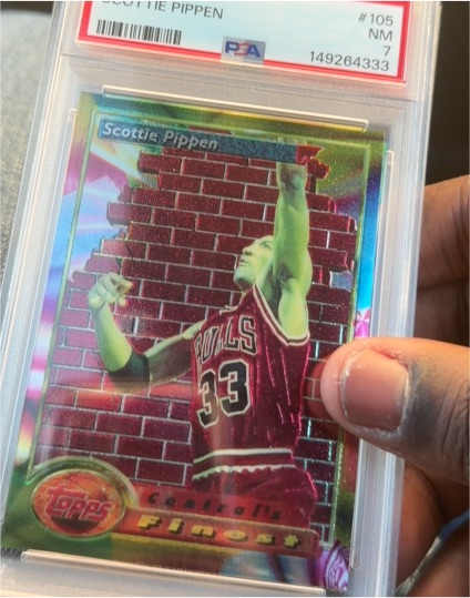 1993-94 Topps Finest #105 Scottie Pippen — front
