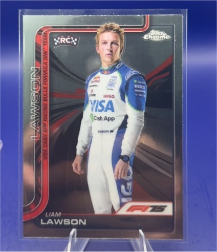 2025 Topps Chrome Formula 1 #11 Liam Lawson — front