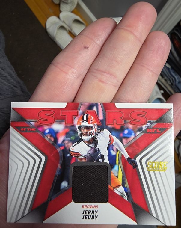 2025 Panini Score Stars of the NFL #SNJ-JJY Jerry Jeudy — front