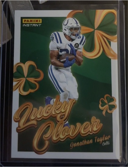 2025 Panini Instant #6 Jonathan Taylor Lucky Clover — front
