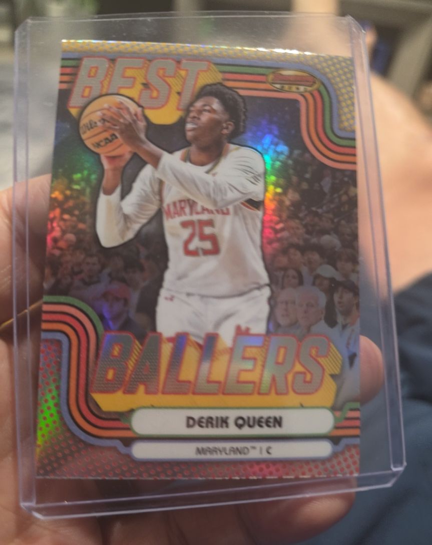 2024-25 Bowman Best University #BB-16 Derik Queen Best Ballers — front