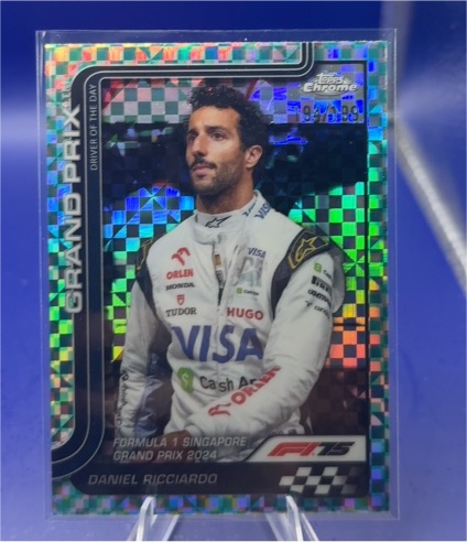 2024 Topps Chrome Formula 1 #DOD Daniel Ricciardo Grand Prix Driver of the Day — front