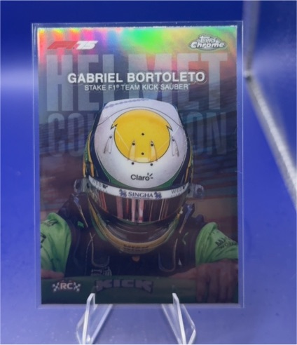 2025 Topps Chrome Formula 1 #HC-10 Gabriel Bortoleto — front