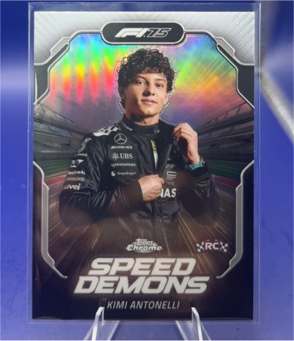 2025 Topps Chrome Formula 1 #SD-1 Kimi Antonelli Speed Demons — front