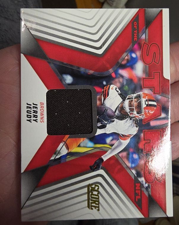 2025 Panini Score Stars of the NFL #SNJ-JJY Jerry Jeudy — front