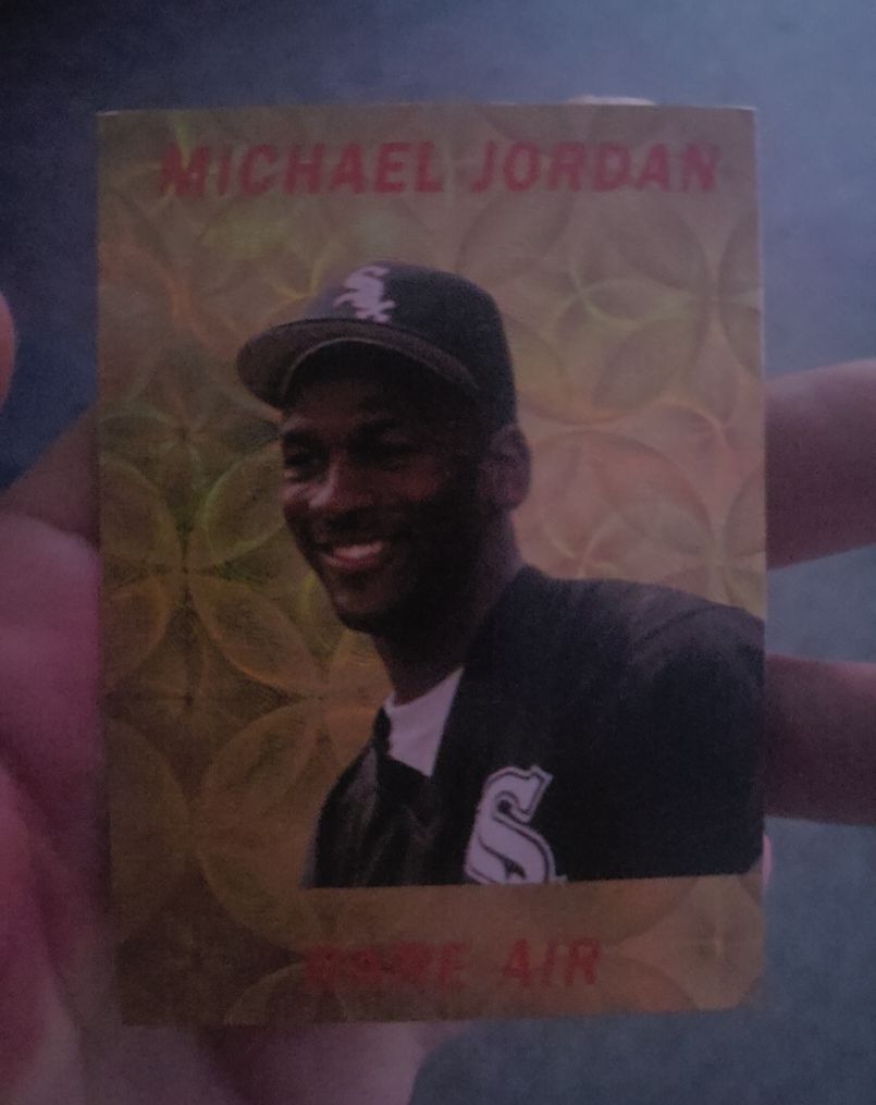 1993 Michael Jordan Rare Air Promo Card Barons Chicago White Sox — front