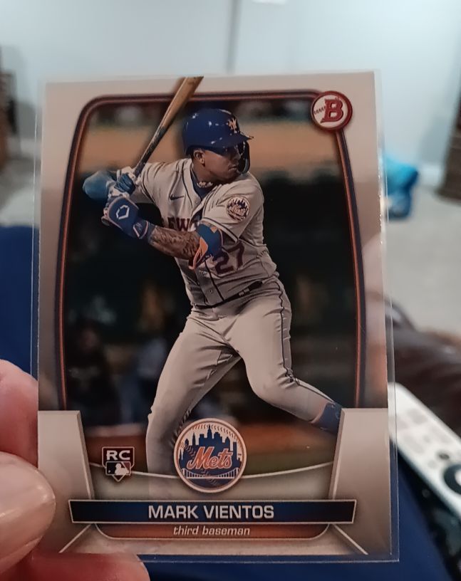 2023 Bowman #55 Mark Vientos Rookie Card — front