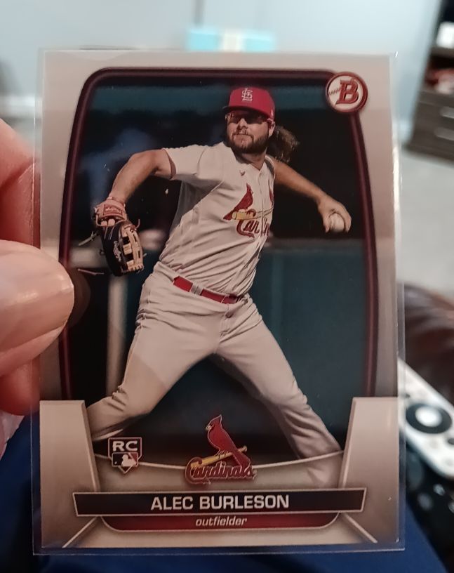 2023 Bowman #47 Alec Burleson — front