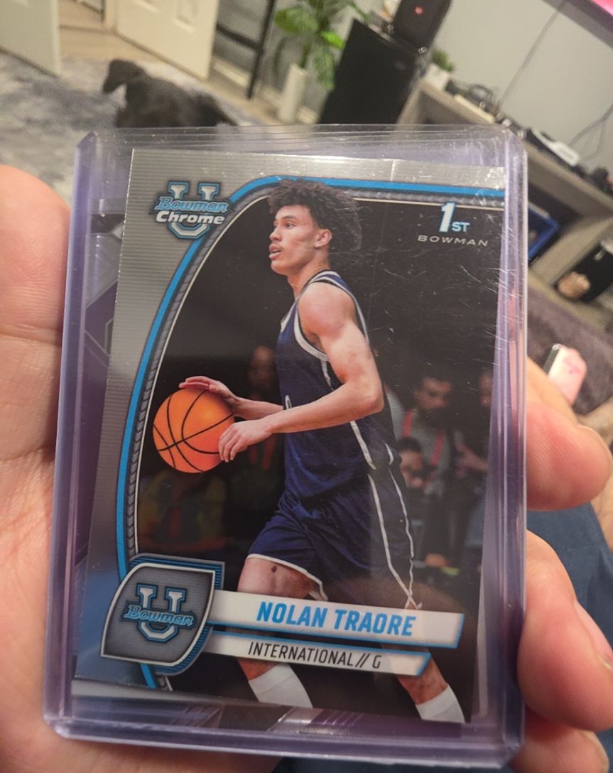 2024-25 Bowman University Chrome #56 Nolan Traore — front
