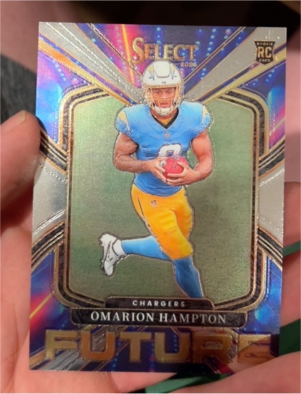 2025 Panini Select #13 Omarion Hampton Future — front