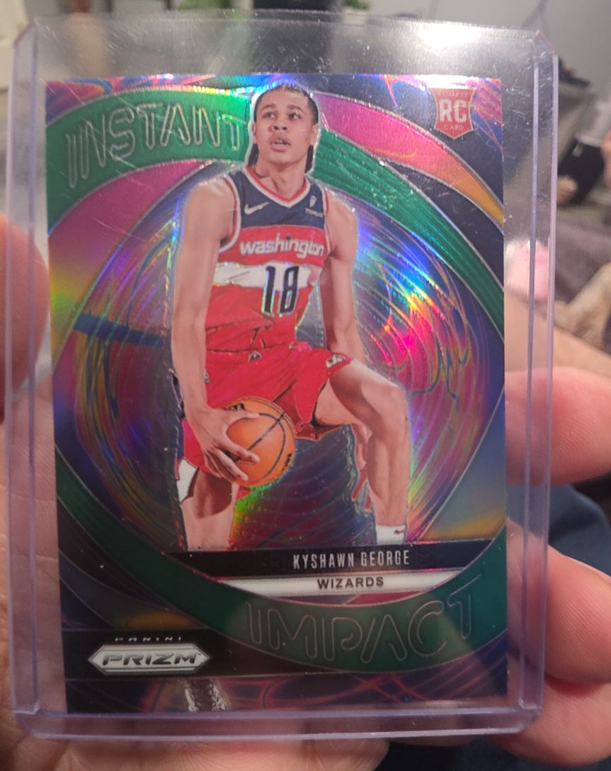 2024-25 Panini Prizm Instant Impact #19 Kyshawn George — front