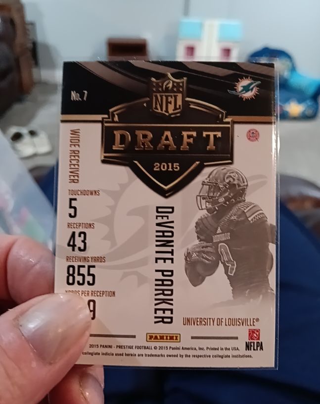 2015 Panini Prestige Draft Picks #7 Devante Parker — front