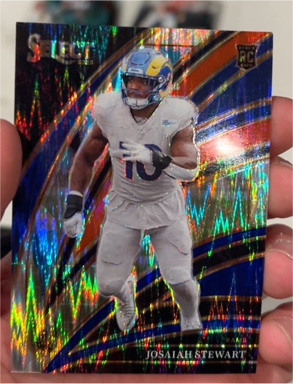 2025 Panini Select Club Level #220 Josaiah Stewart — front
