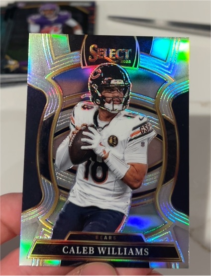 2025 Panini Select Concourse Silver Prizm #73 Caleb Williams — front
