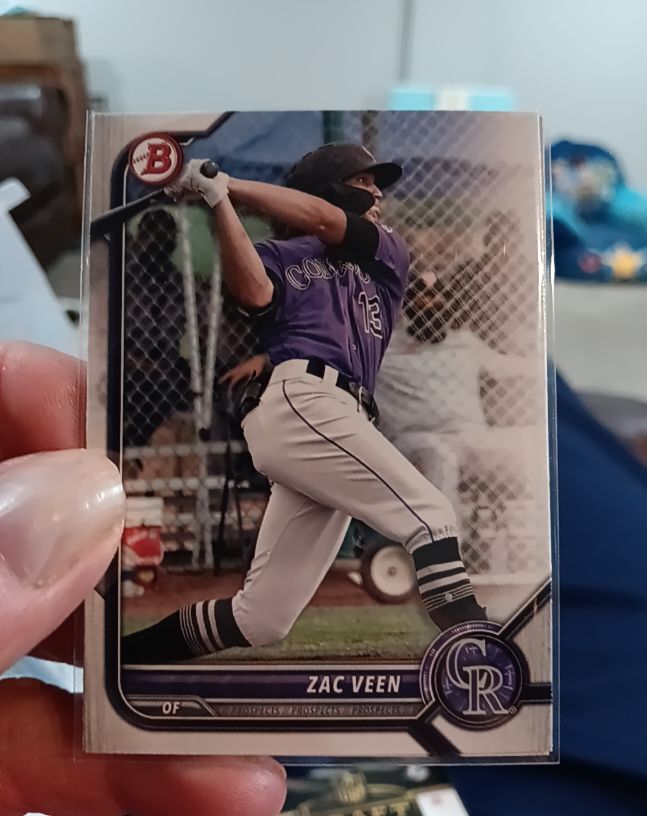 2022 Bowman Prospects #BP-13 Zac Veen — front