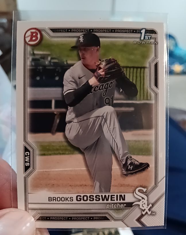 2021 Bowman Draft #BD-21 Brooks Gosswein — front