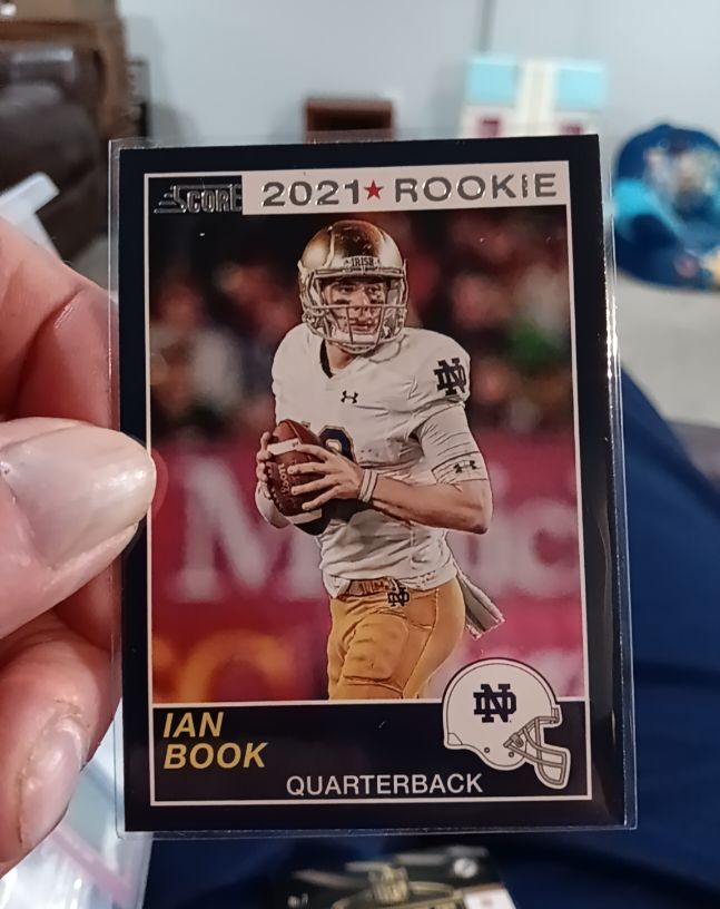 2021 Panini Chronicles Score Draft Picks #54 Ian Book Rookie Card — front