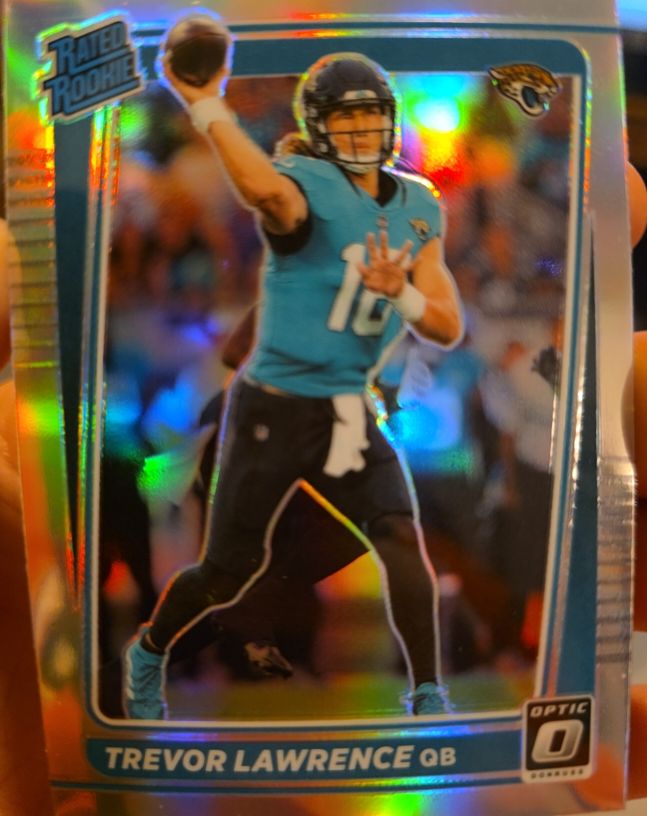 2021 Panini Donruss Optic #201 Trevor Lawrence — front