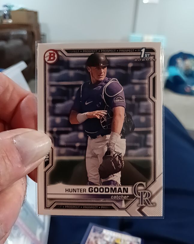 2021 Bowman Draft #BD-66 Hunter Goodman — front