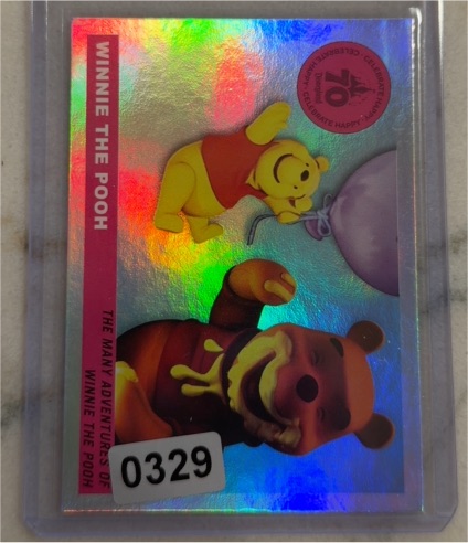 2025 Topps Disneyland 70th Anniversary #T55-17 Winnie the Pooh — front