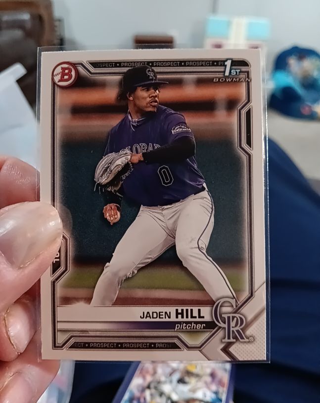 2021 Bowman Draft #BD-142 Jaden Hill — front