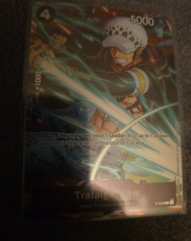 2024 One Piece Championship P-038 Trafalgar Law — front