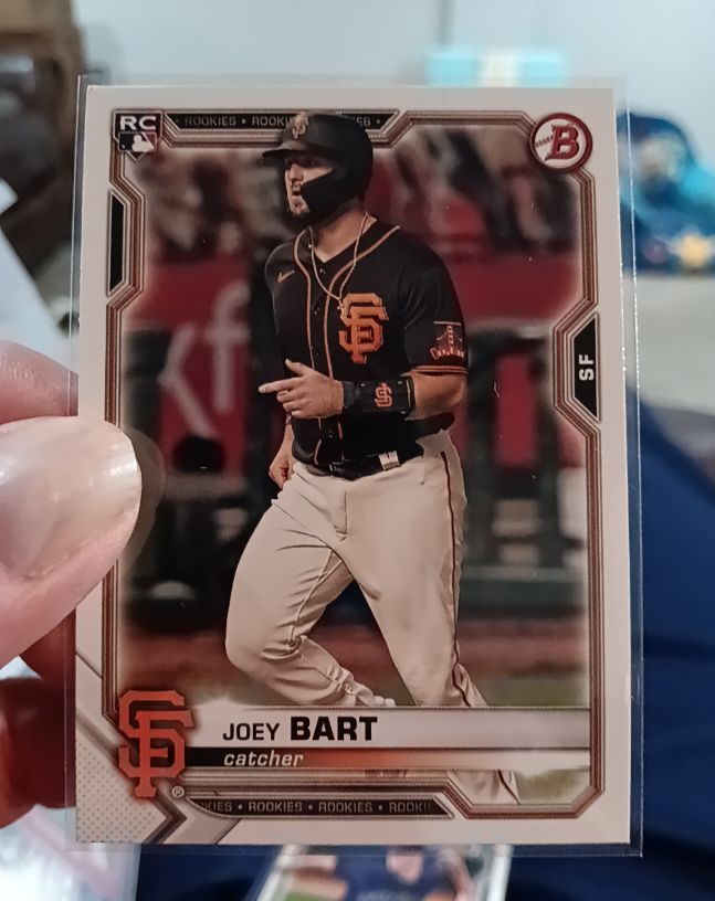 2021 Bowman #51 Joey Bart — front