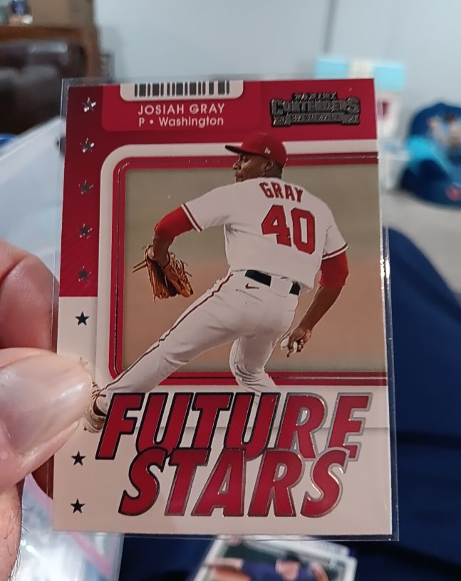 2021 Panini Contenders Future Stars #FS-JG Josiah Gray — front