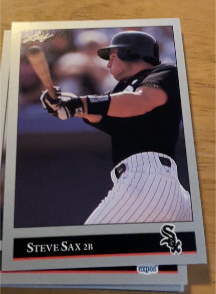 1992 Leaf #217 Steve Sax — front