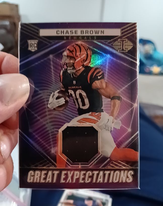 2023 Panini Illusions #GE-CBR Chase Brown Great Expectations — front