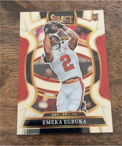 2025 Panini Select #37 Emeka Egbuka — front