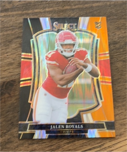 2025 Panini Select #108 Jalen Royals — front