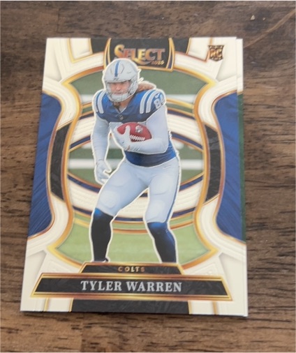 2025 Panini Select #33 Tyler Warren — front