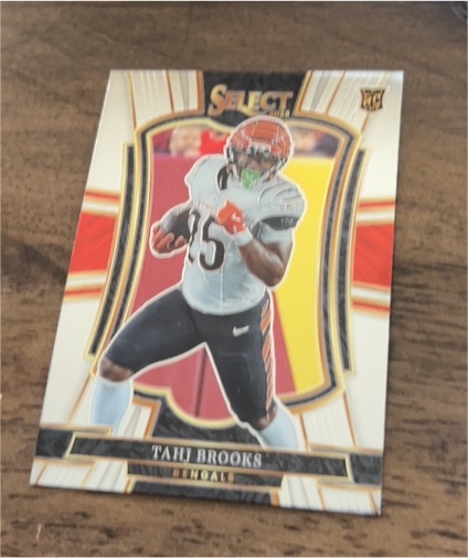 2025 Panini Select #158 Tahj Brooks — front