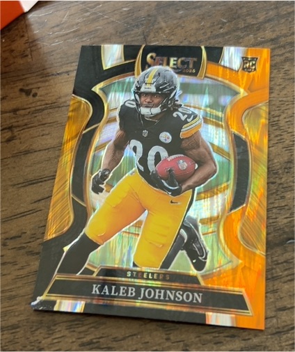 2025 Panini Select #52 Kaleb Johnson — front