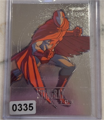 2022 Fleer Ultra Marvel Avengers Medallion #M-41 Stingray — front
