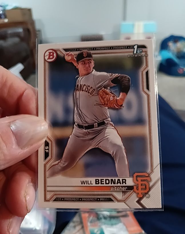 2021 Bowman Draft #BD-197 Will Bednar — front