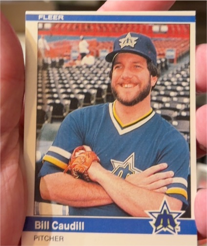 1984 Fleer #608 Bill Caudill — front