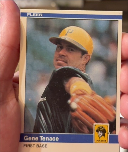 1984 Fleer #266 Gene Tenace Pittsburgh Pirates — front