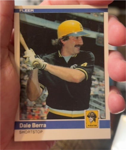 1984 Fleer #245 Dale Berra — front