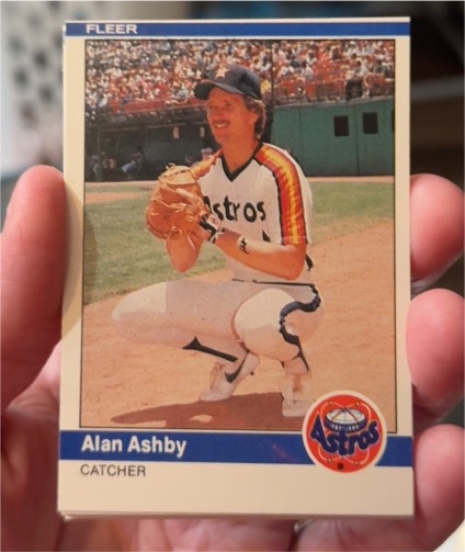 1984 Fleer #220 Alan Ashby — front