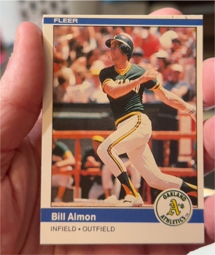 1984 Fleer #436 Bill Almon — front