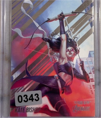 2022 Fleer Ultra Avengers #37 Kate Bishop — front