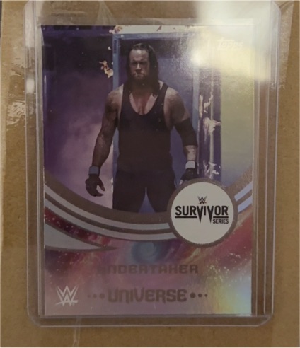 2025 Topps WWE Universe #297 Undertaker Survivor Series — front