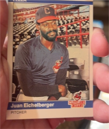 1984 Fleer #539 Juan Eichelberger — front