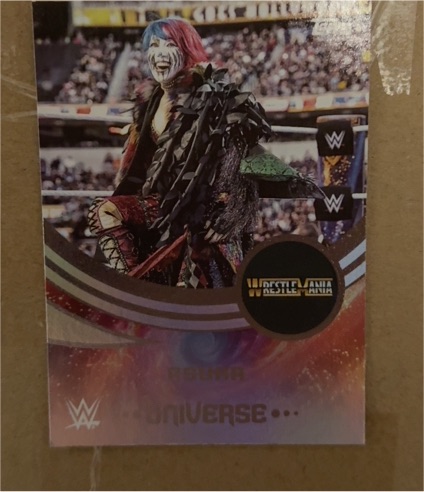 2025 Topps Universe WWE #214 Asuka Wrestlemania Event Variation — front
