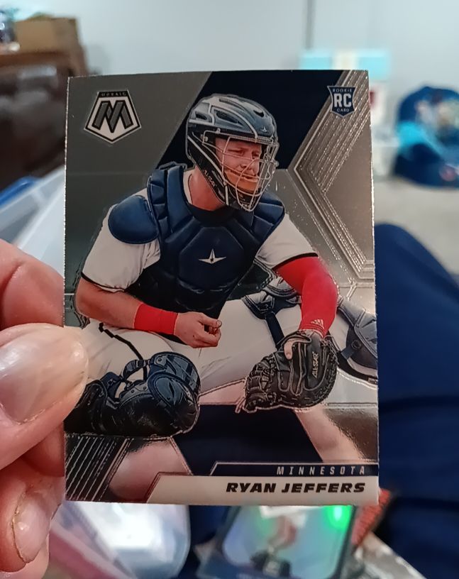 2021 Panini Mosaic #269 Ryan Jeffers RC Minnesota Twins — front