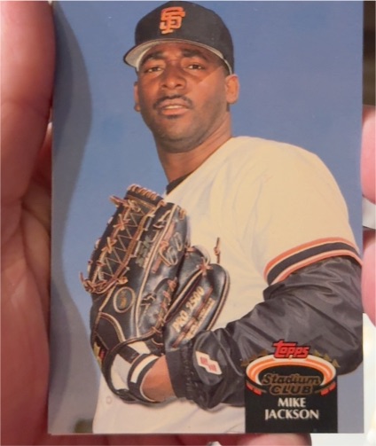 1992 Topps Stadium Club #653 Mike Jackson — front