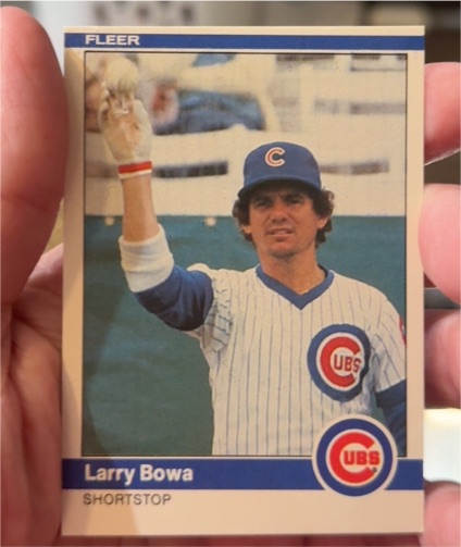 1984 Fleer #486 Larry Bowa — front