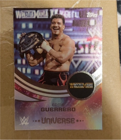 2025 Topps Universe WWE #243 Eddie Guerrero WrestleMania Event Variation — front